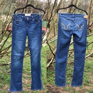 Hollister boot cut jeans!